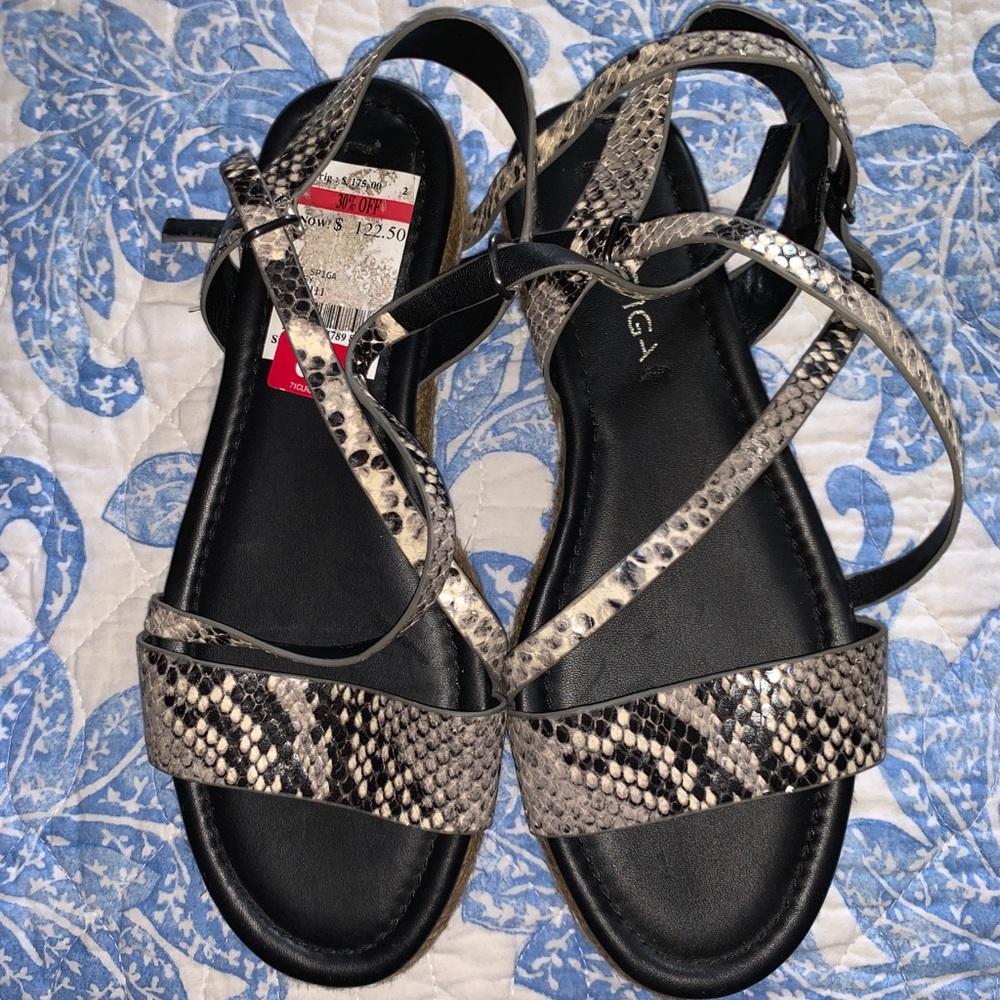 Via Spiga Black Sandals ** NEW**